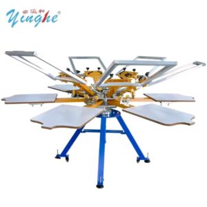 6 Color 6 Stations Screen Printing Machine in Kenya