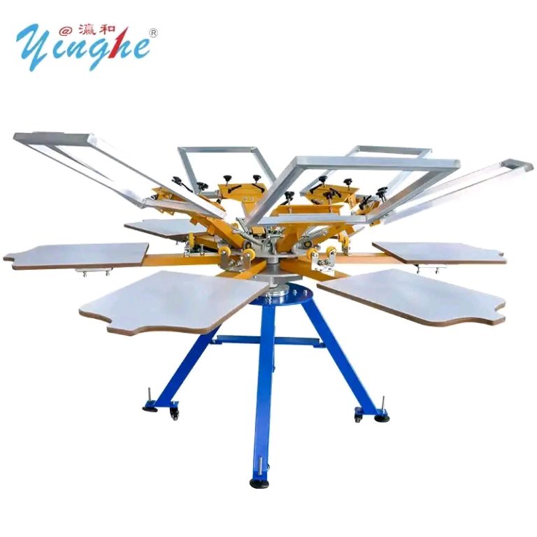 6 Color 6 Stations Screen Printing Machine in Kenya